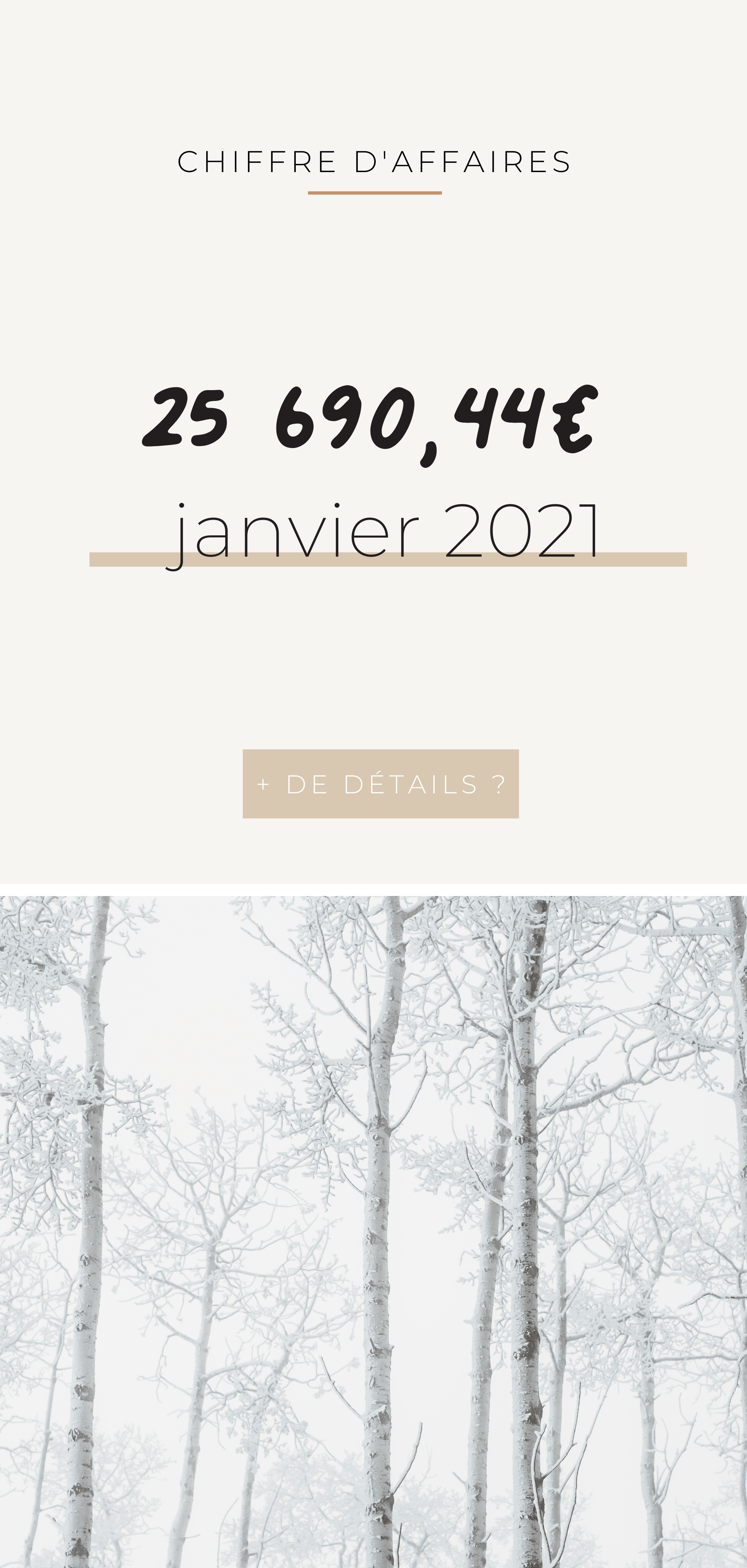 Nos chiffres en SAS : Janvier 2021