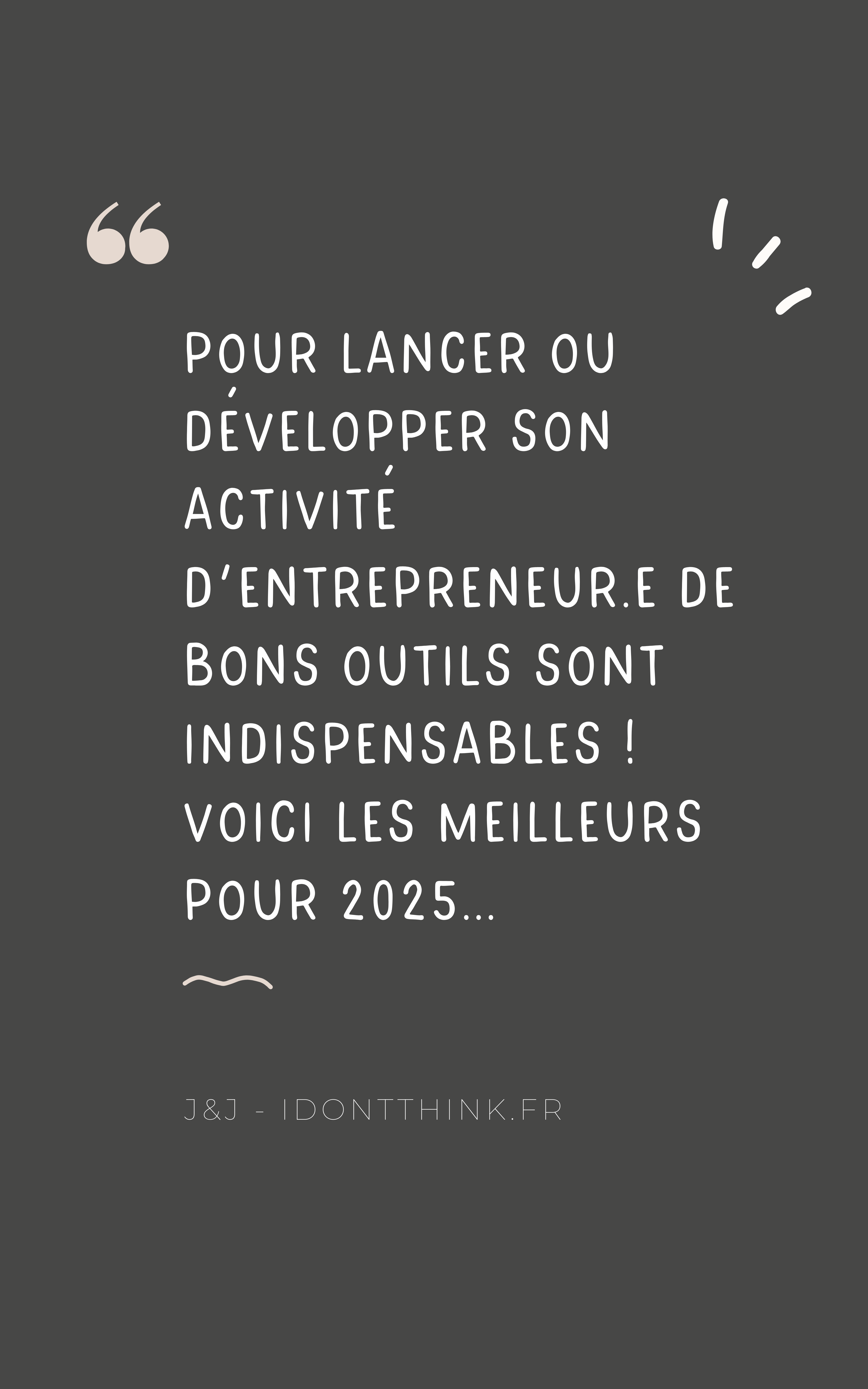 25 outils qui nous accompagnent en 2025