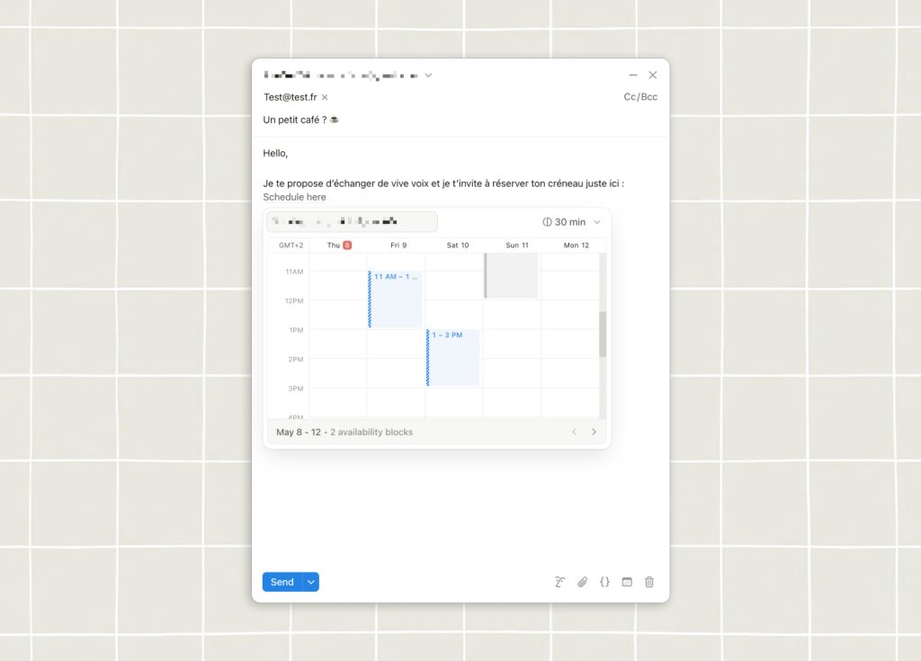 Prise de rendez-vous avec Notion Mail et Notion Calendar