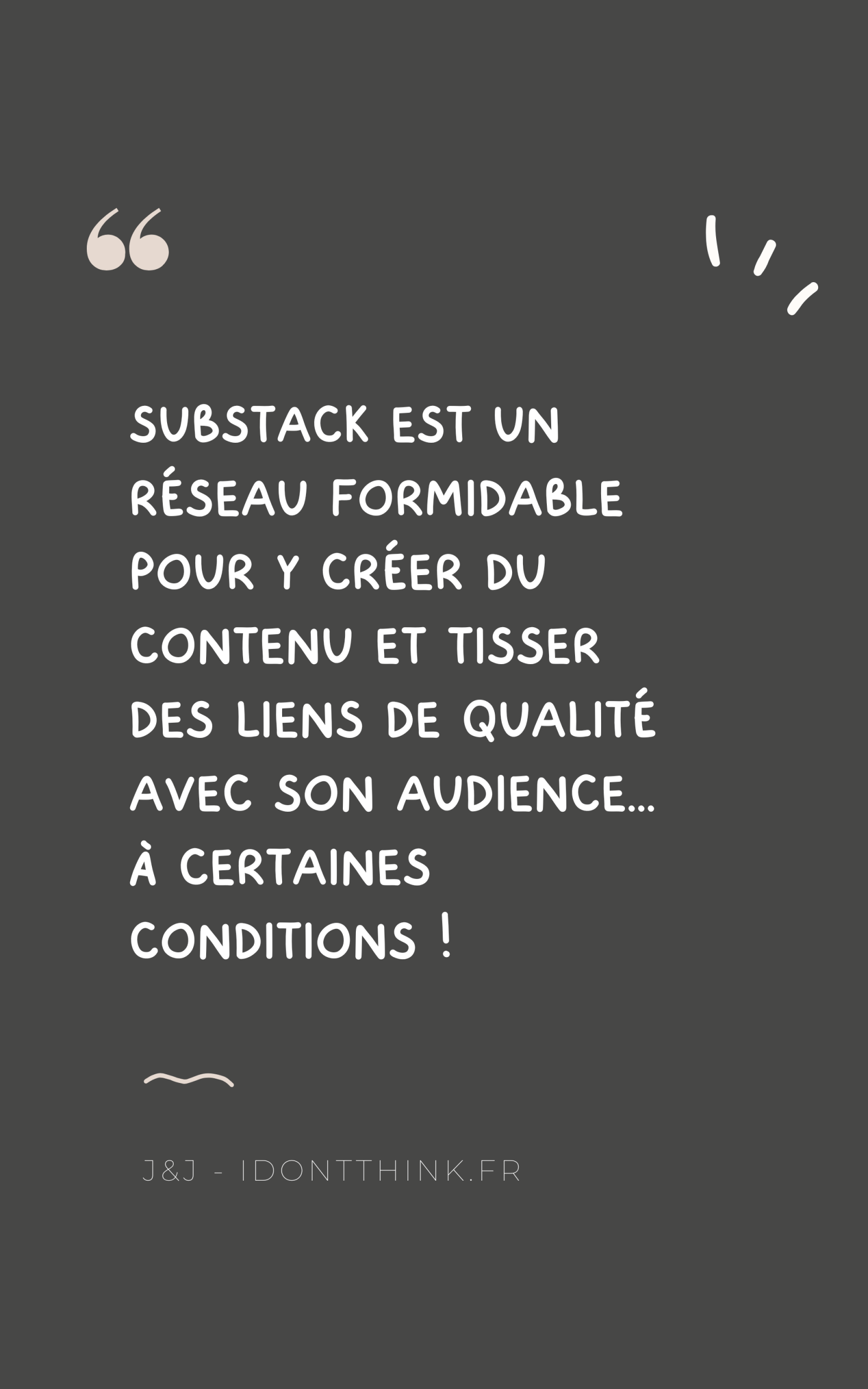 Démarrer sur Substack